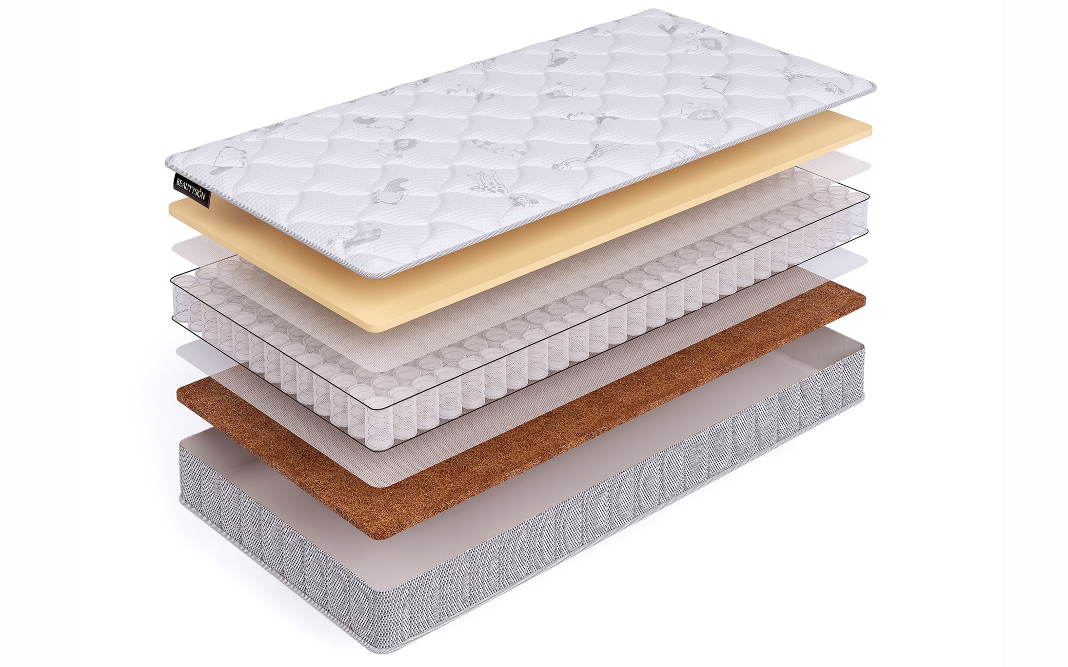детский матрас Beautyson Baby Medium S600 LUX 1 Beautyson Baby Medium S600 LUX